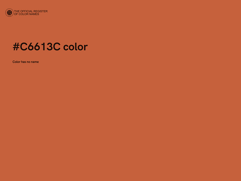 #C6613C color image