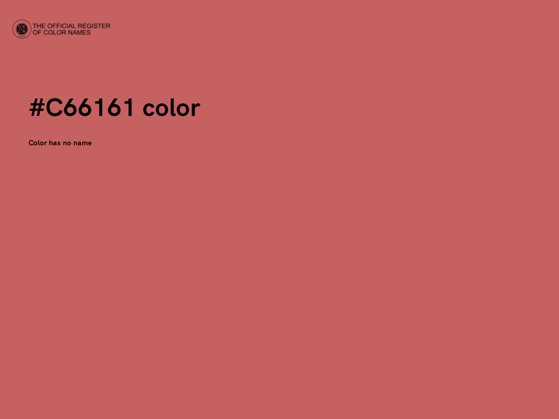 #C66161 color image