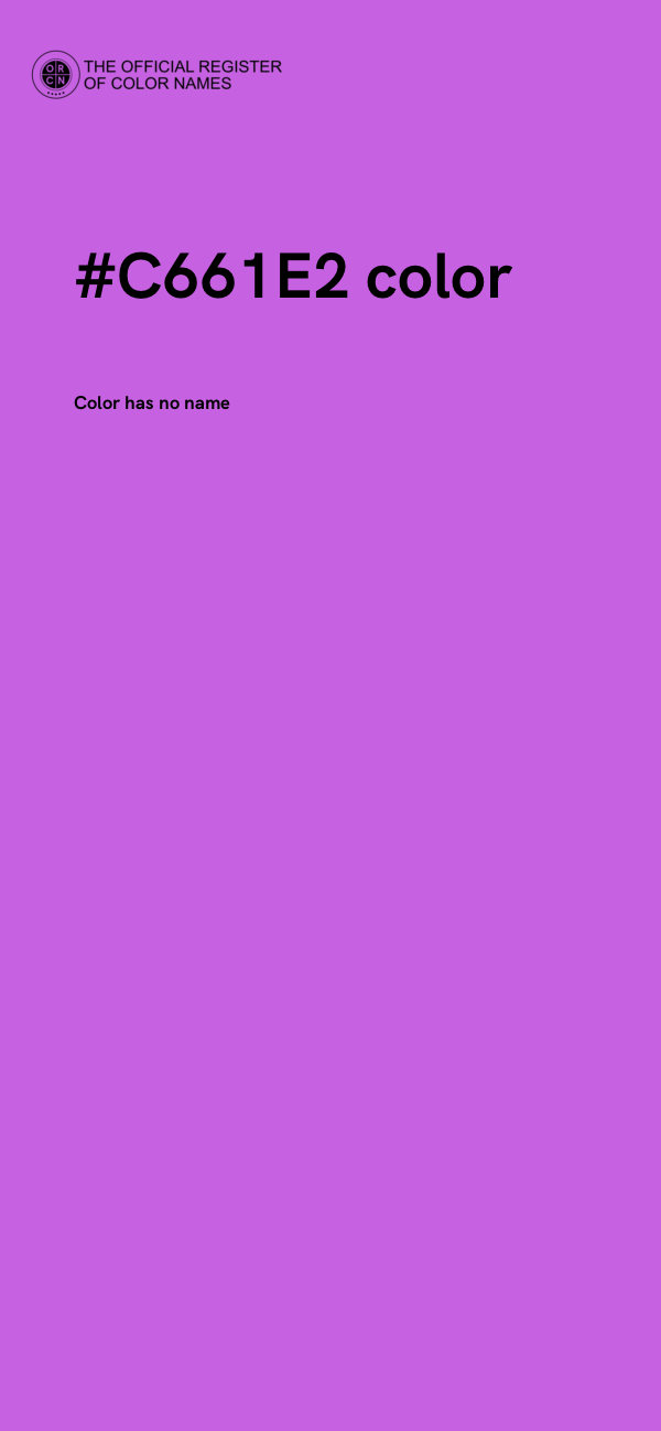 #C661E2 color image