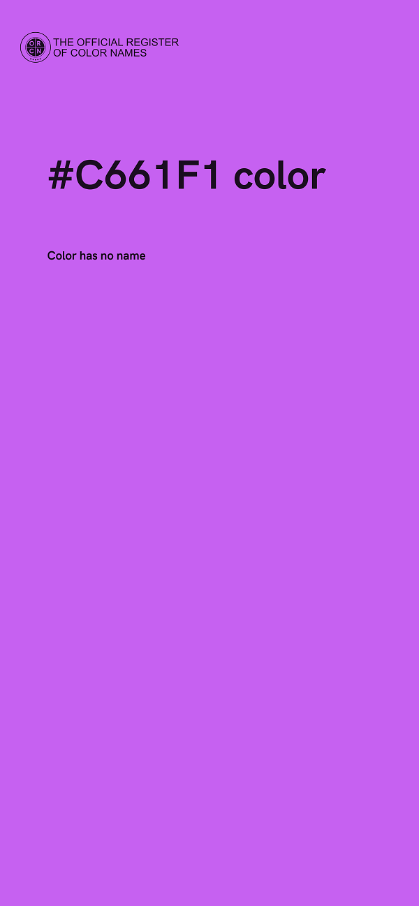 #C661F1 color image