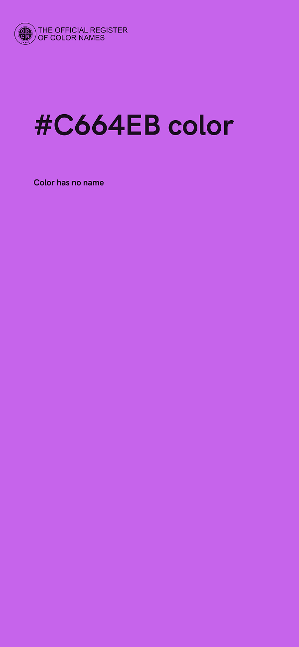 #C664EB color image