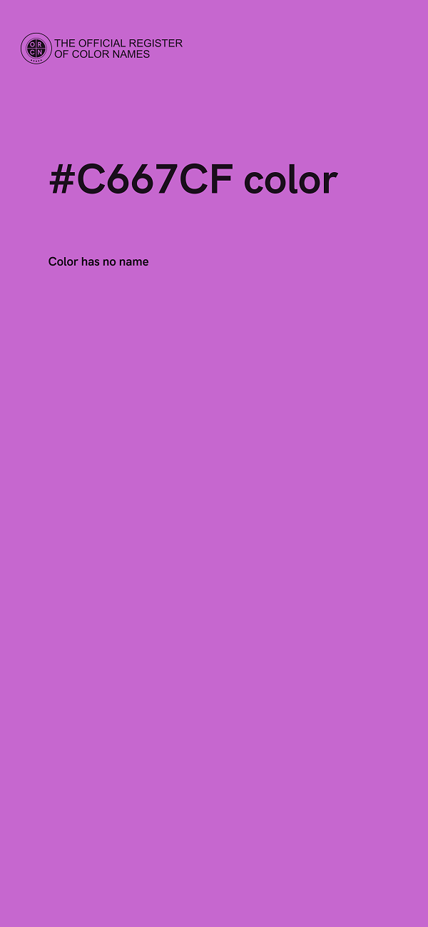 #C667CF color image
