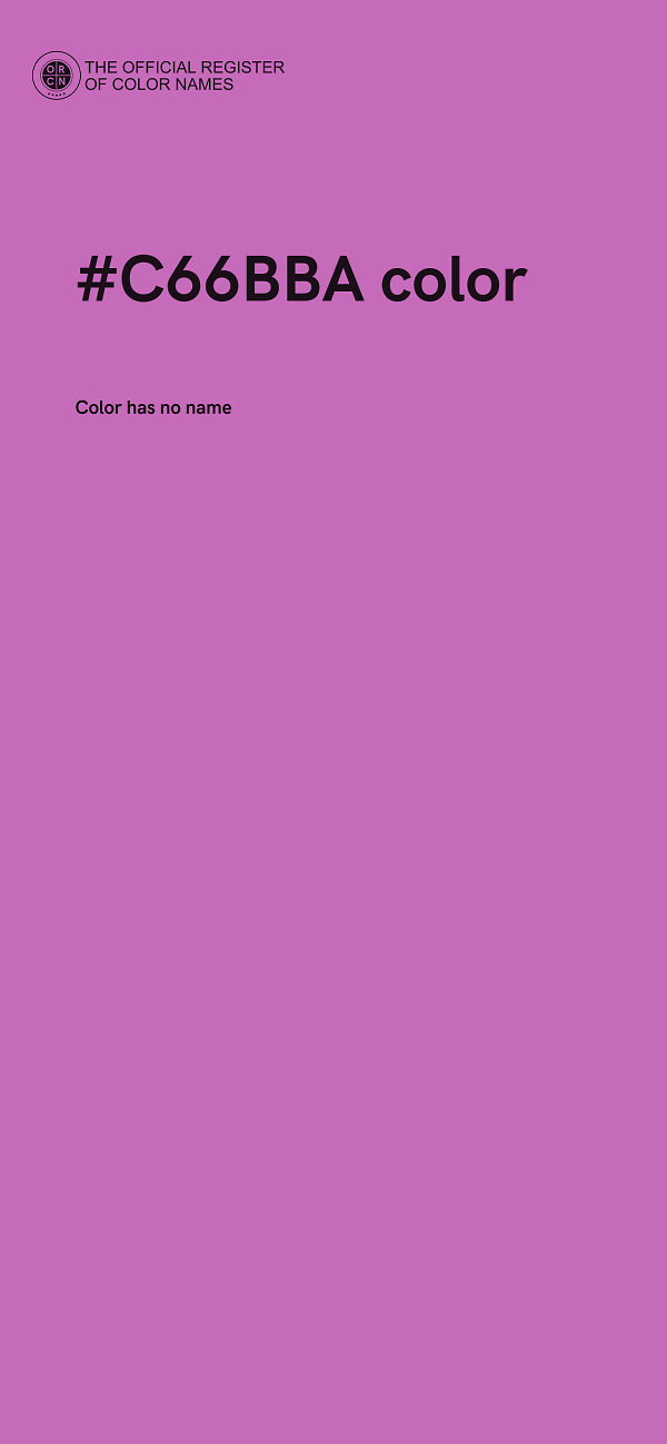 #C66BBA color image