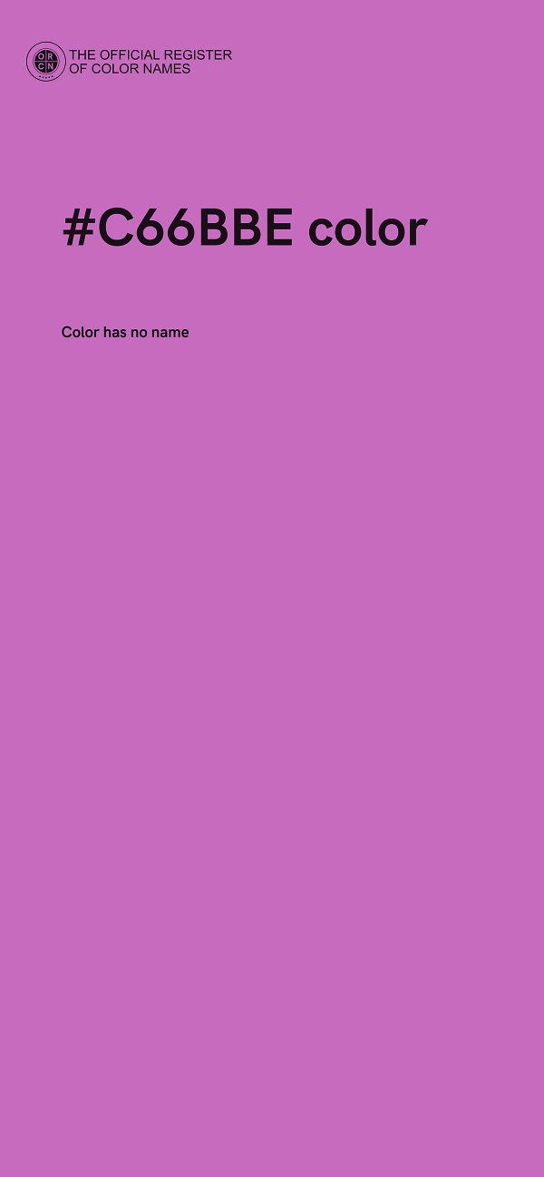 #C66BBE color image