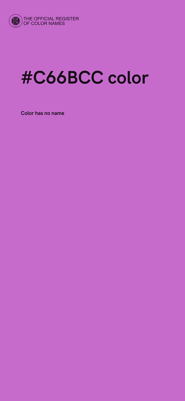 #C66BCC color image