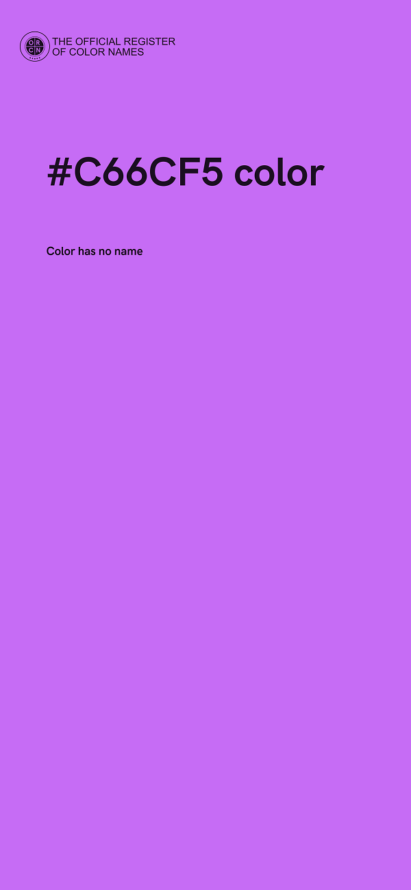#C66CF5 color image