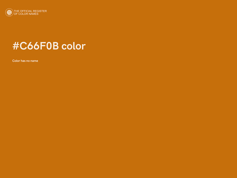 #C66F0B color image