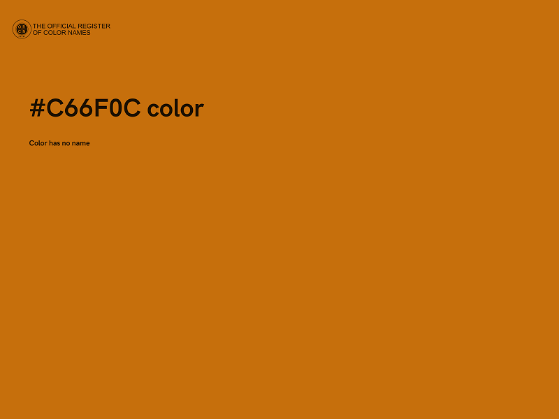 #C66F0C color image