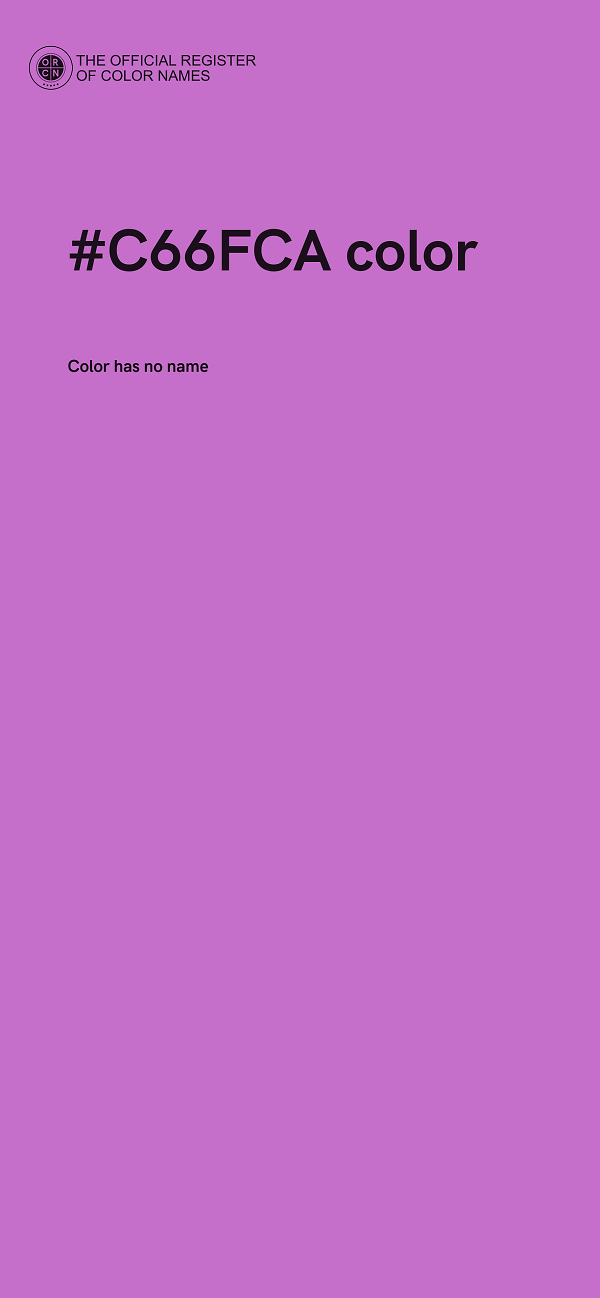 #C66FCA color image
