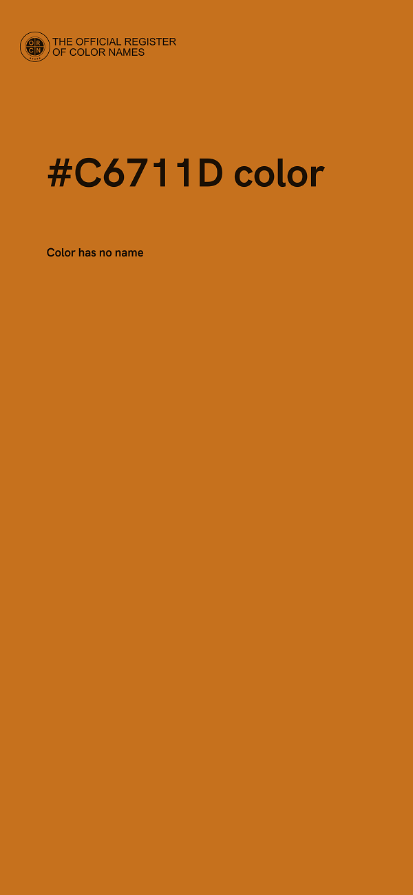#C6711D color image