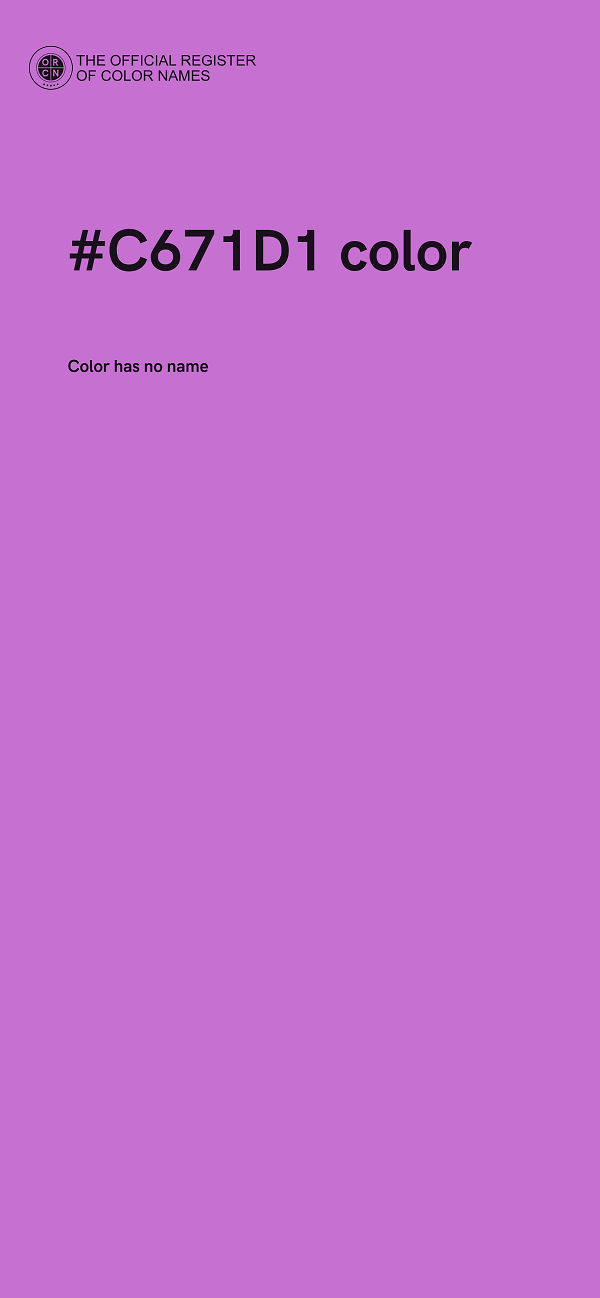 #C671D1 color image