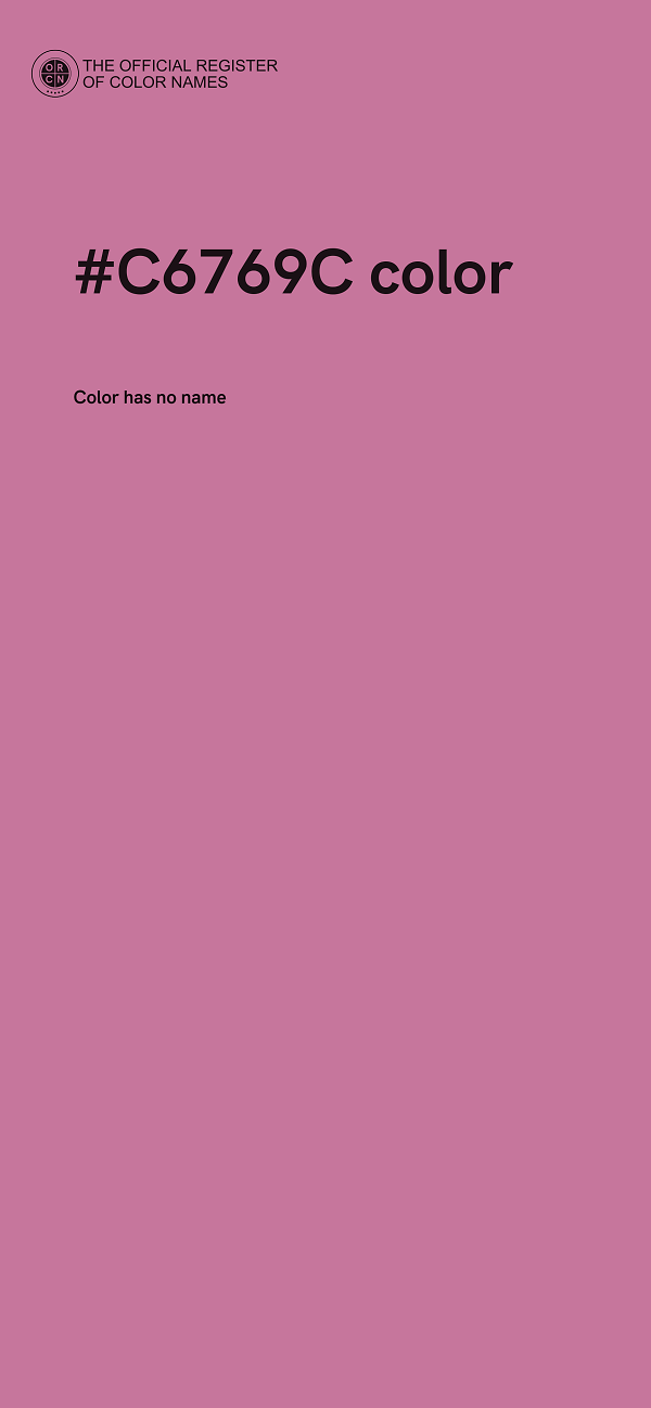 #C6769C color image