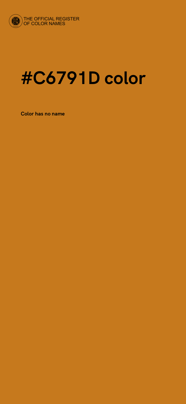#C6791D color image