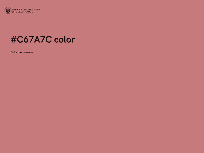 #C67A7C color image