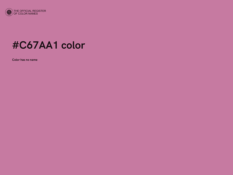#C67AA1 color image