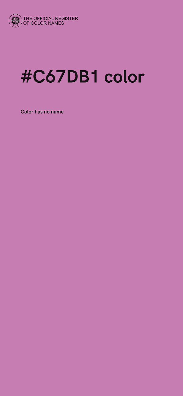 #C67DB1 color image