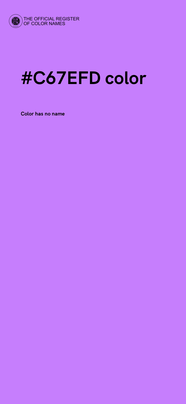 #C67EFD color image