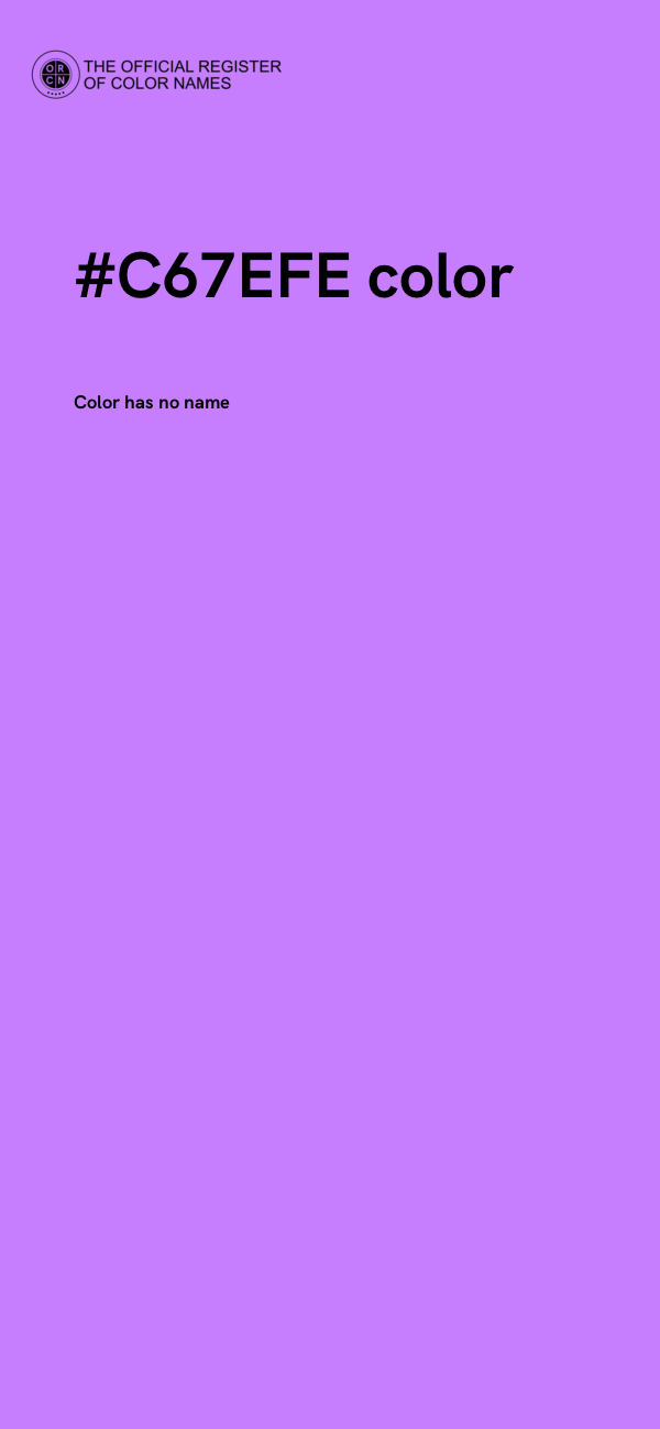 #C67EFE color image