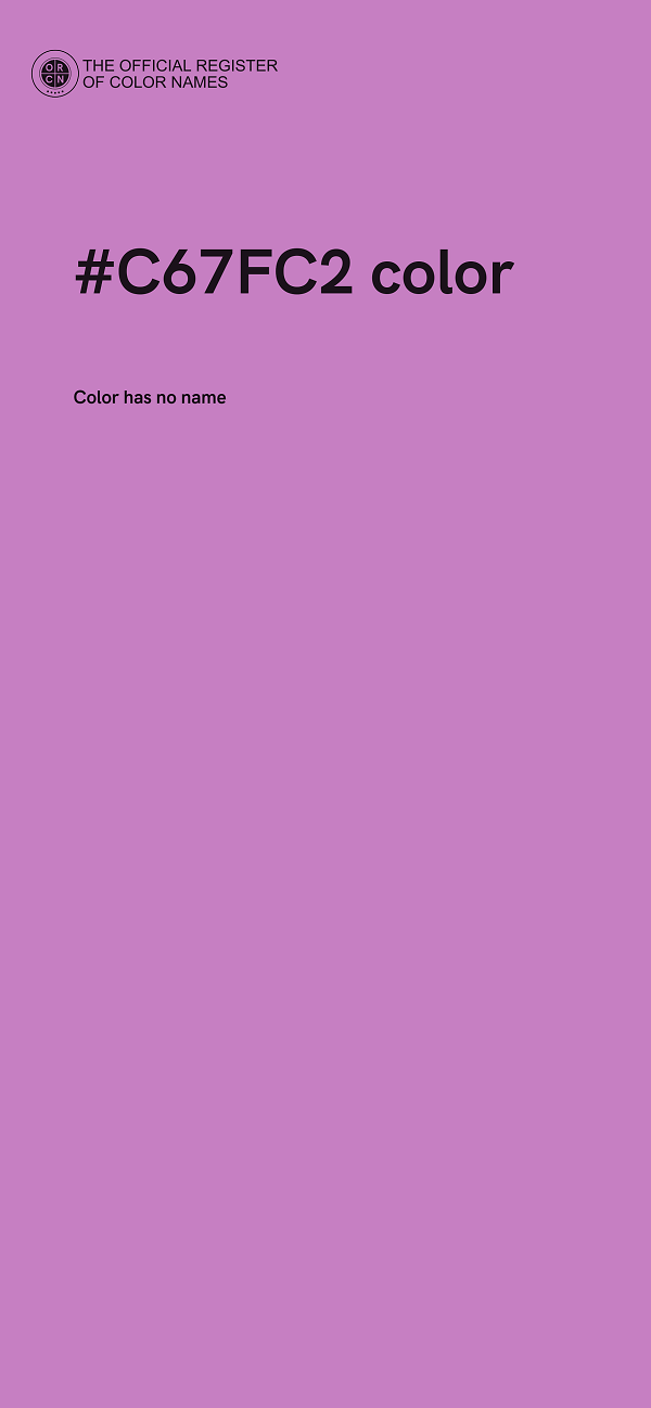 #C67FC2 color image