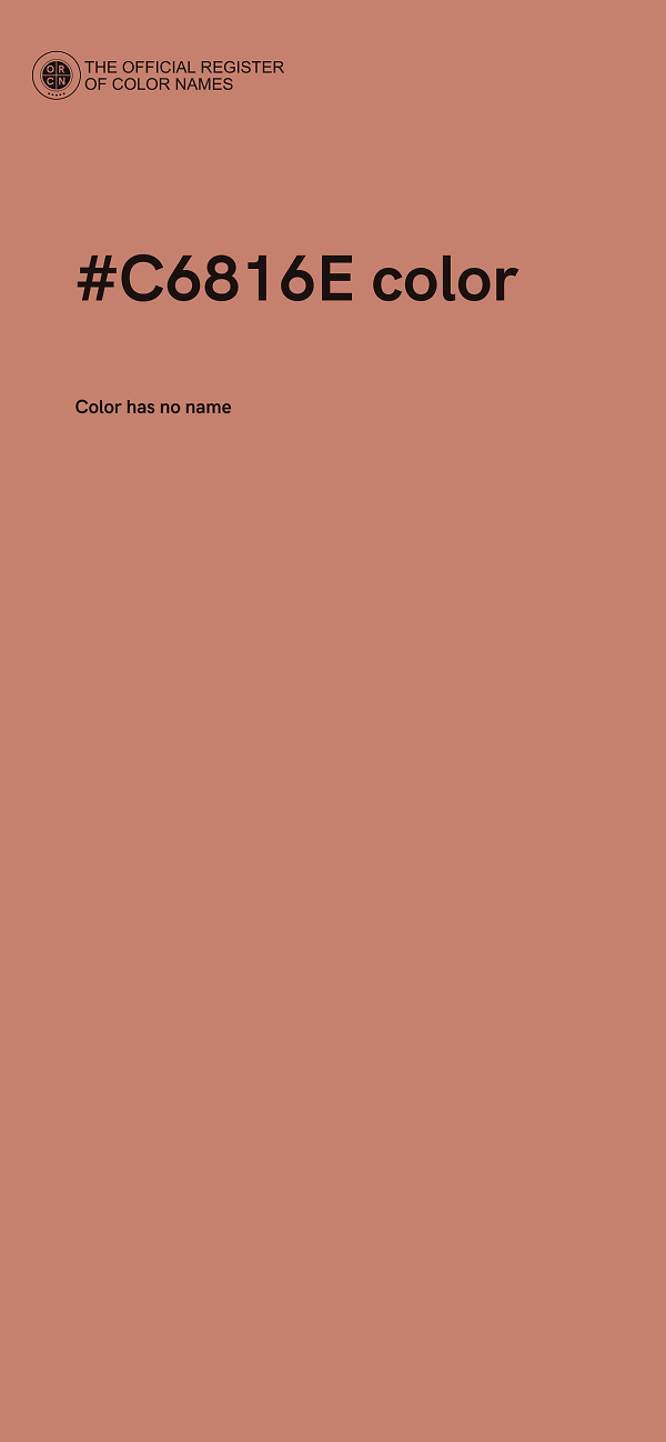 #C6816E color image