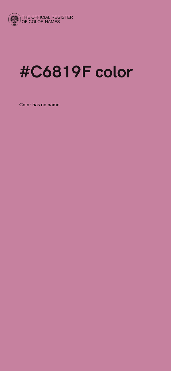 #C6819F color image