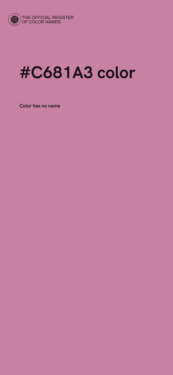 #C681A3 color image