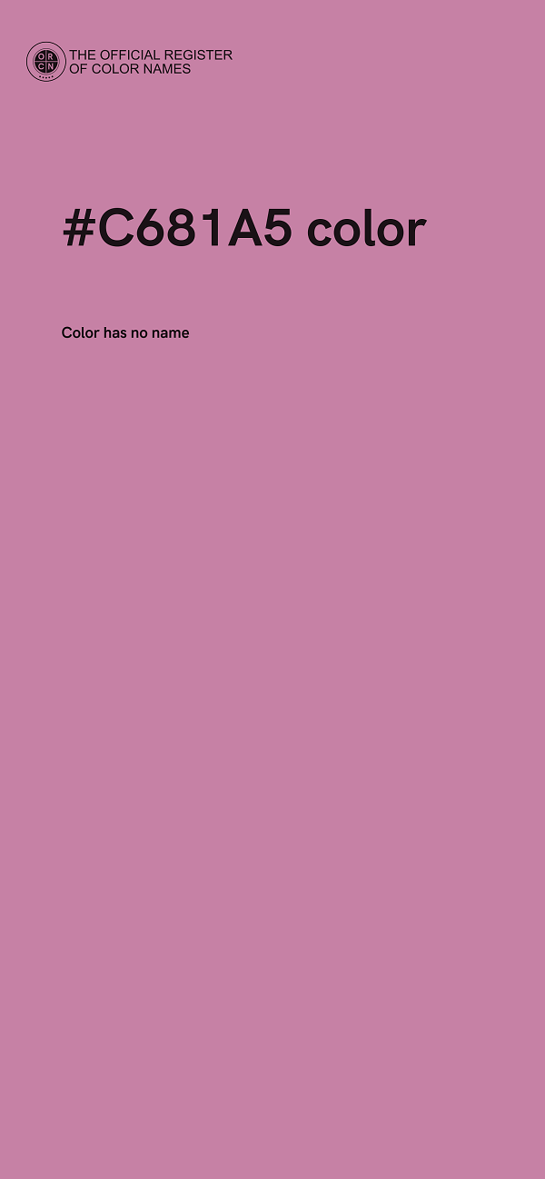 #C681A5 color image
