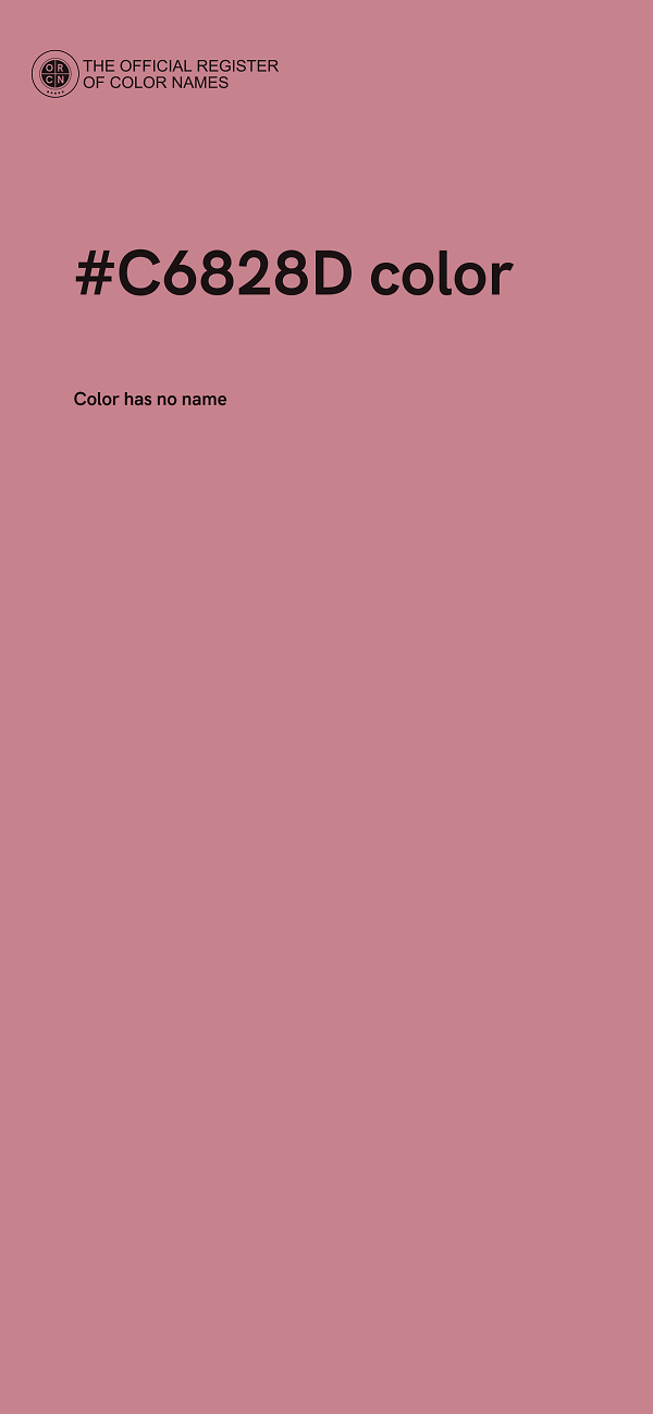 #C6828D color image