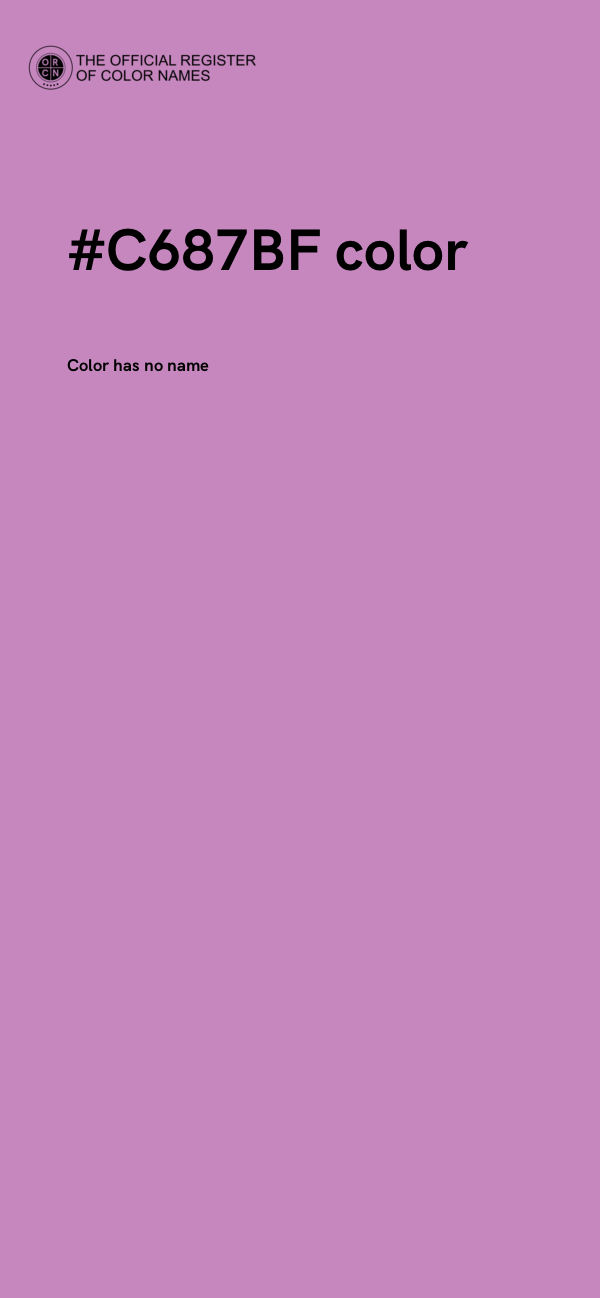 #C687BF color image