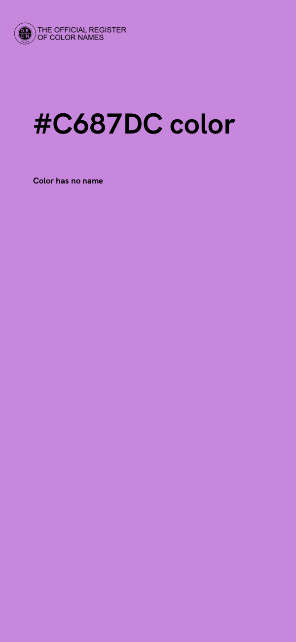 #C687DC color image