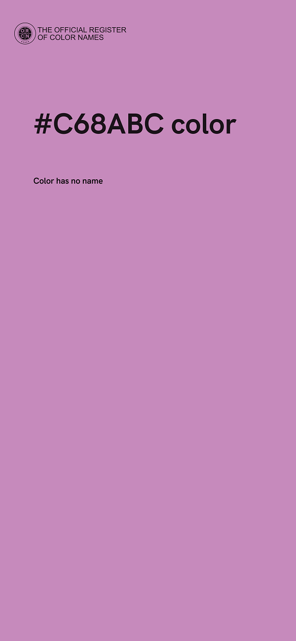 #C68ABC color image