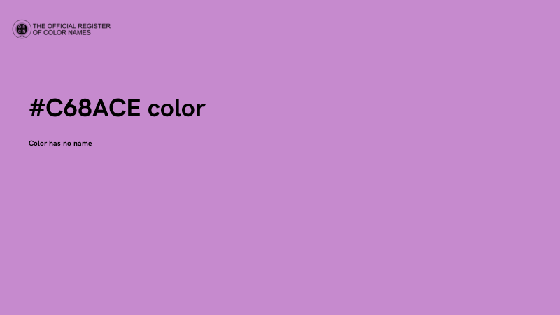 #C68ACE color image