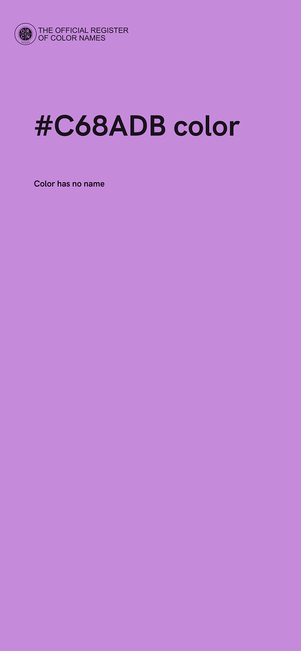 #C68ADB color image