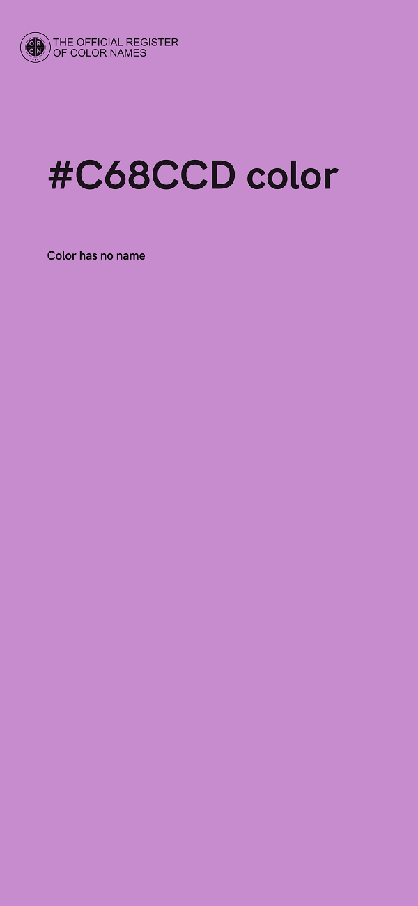 #C68CCD color image