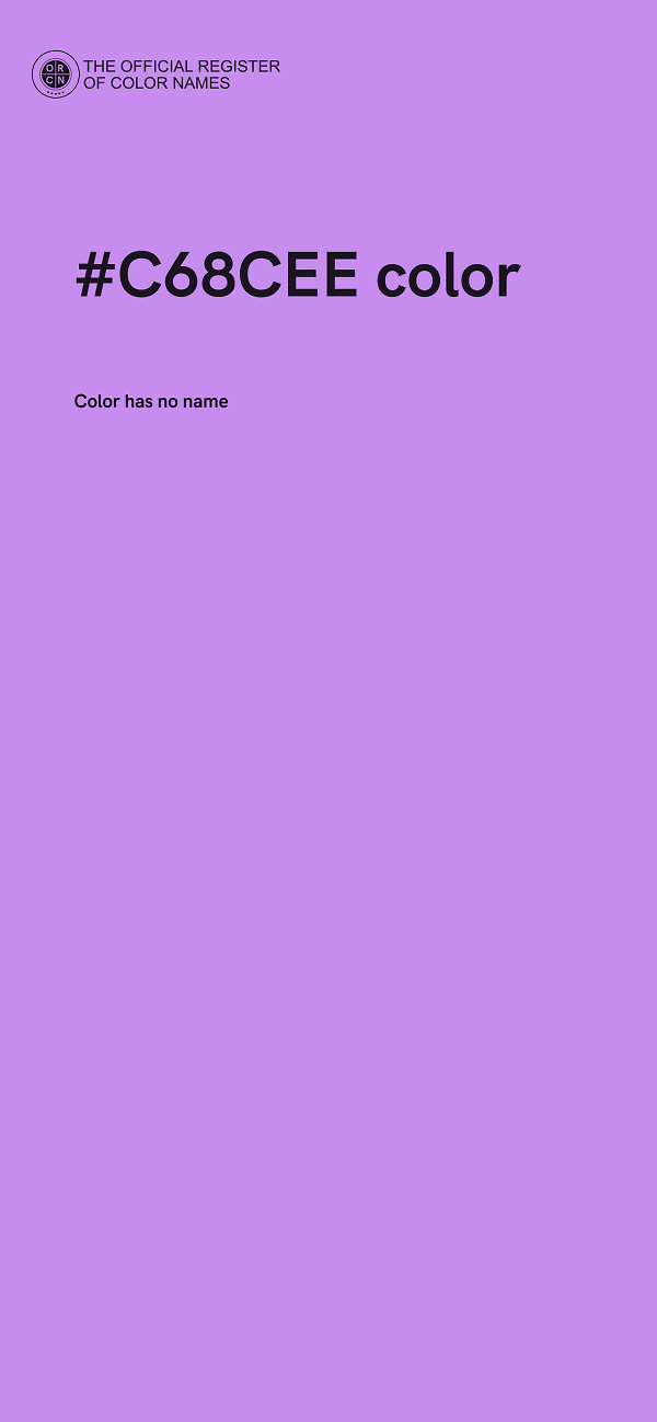 #C68CEE color image