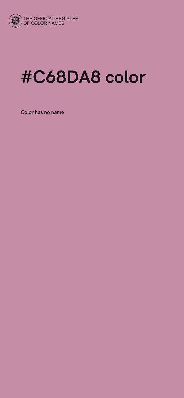 #C68DA8 color image