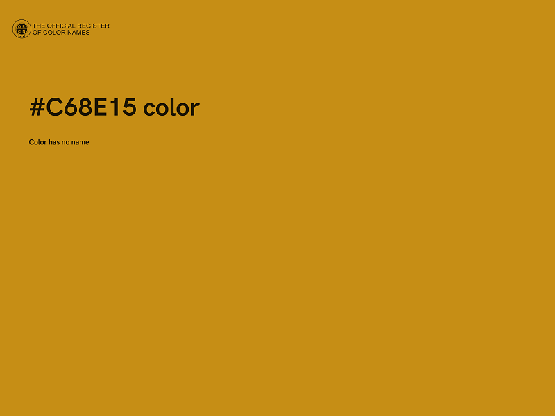 #C68E15 color image