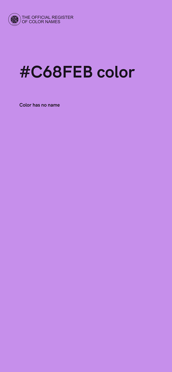 #C68FEB color image
