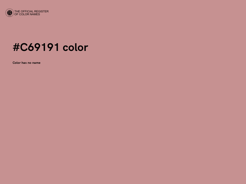 #C69191 color image