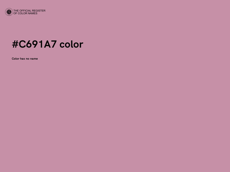 #C691A7 color image