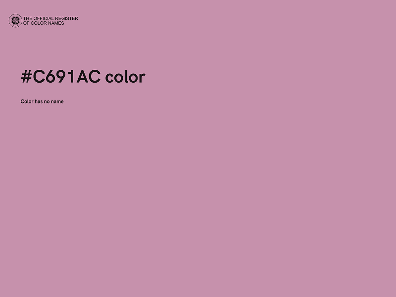 #C691AC color image