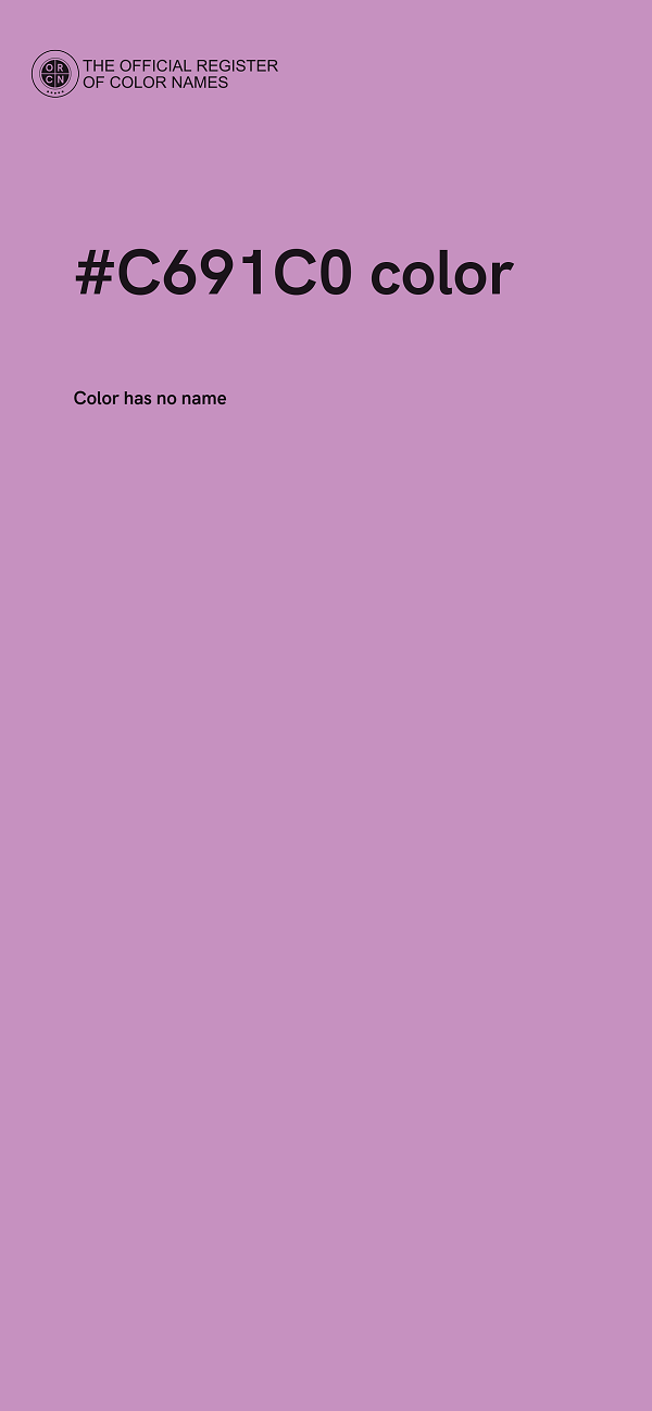 #C691C0 color image
