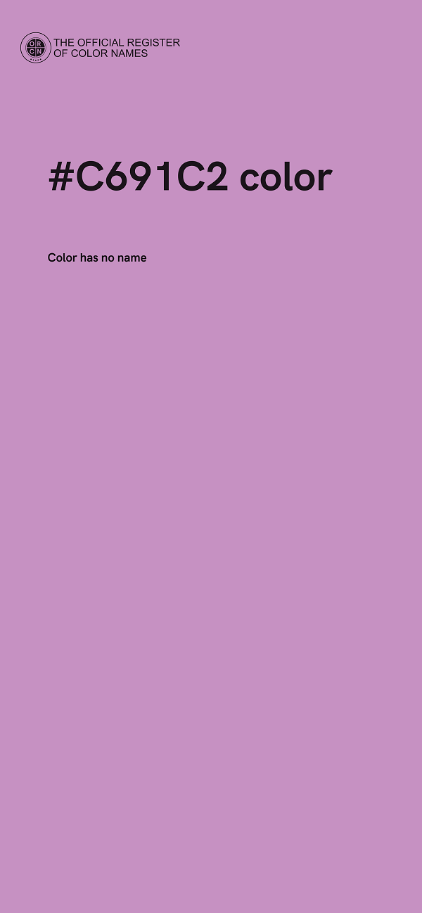 #C691C2 color image