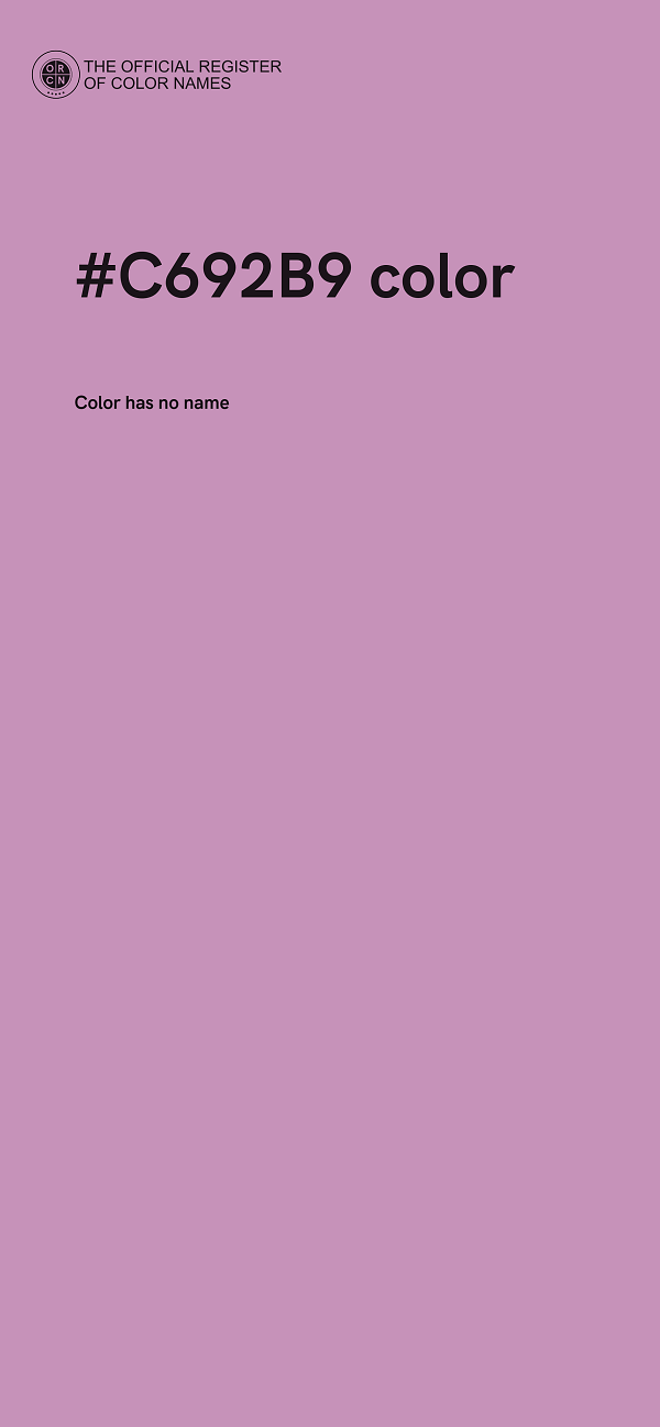 #C692B9 color image