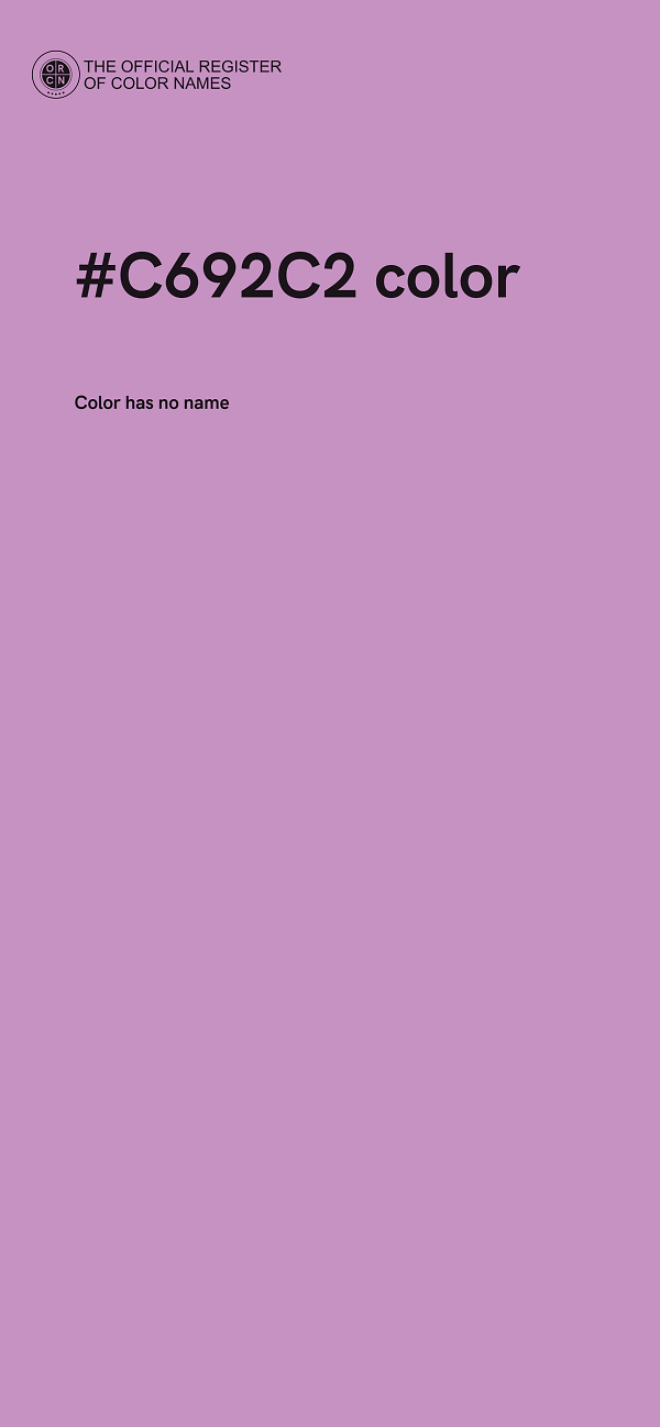 #C692C2 color image