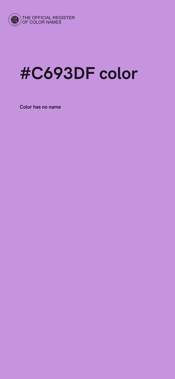 #C693DF color image