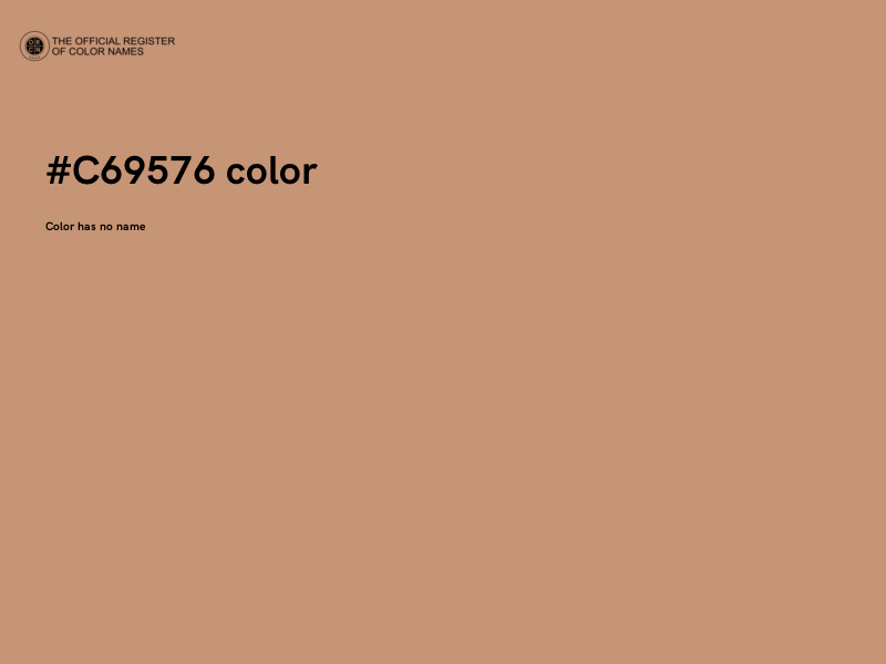 #C69576 color image