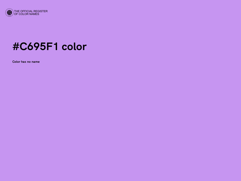 #C695F1 color image