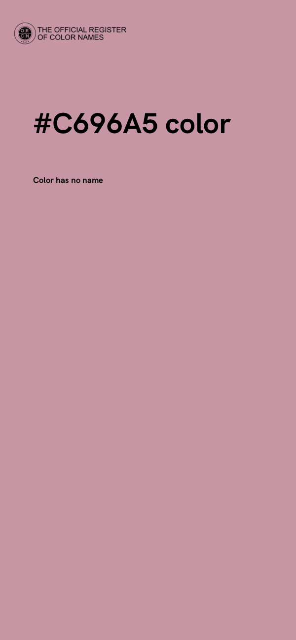 #C696A5 color image