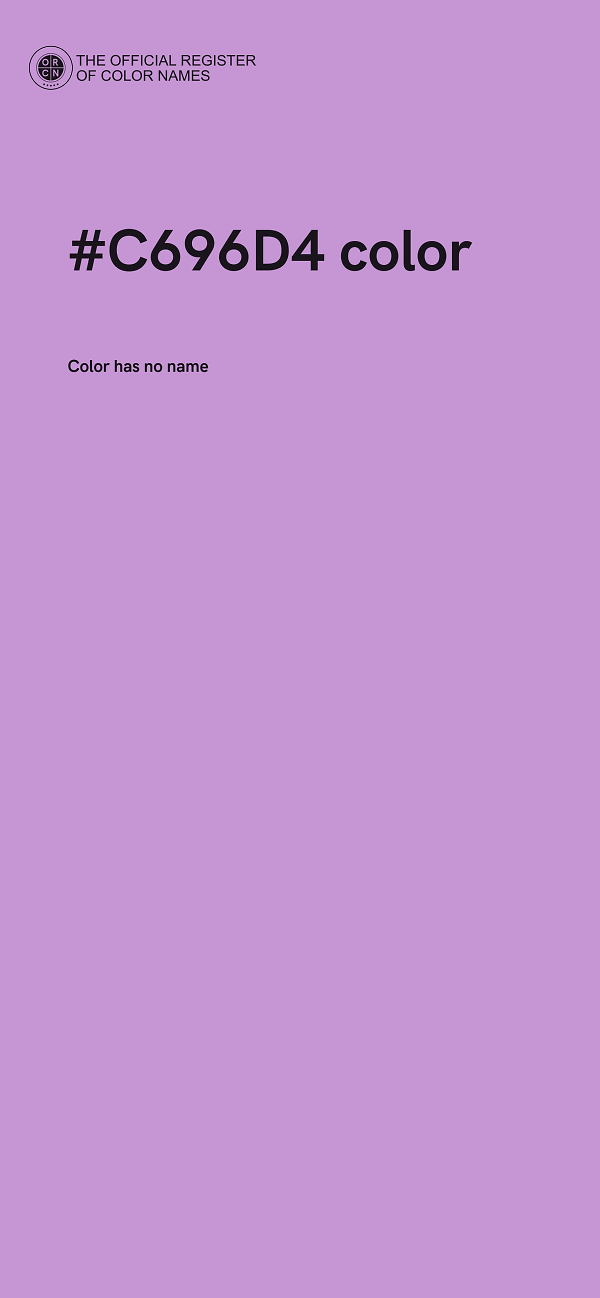 #C696D4 color image